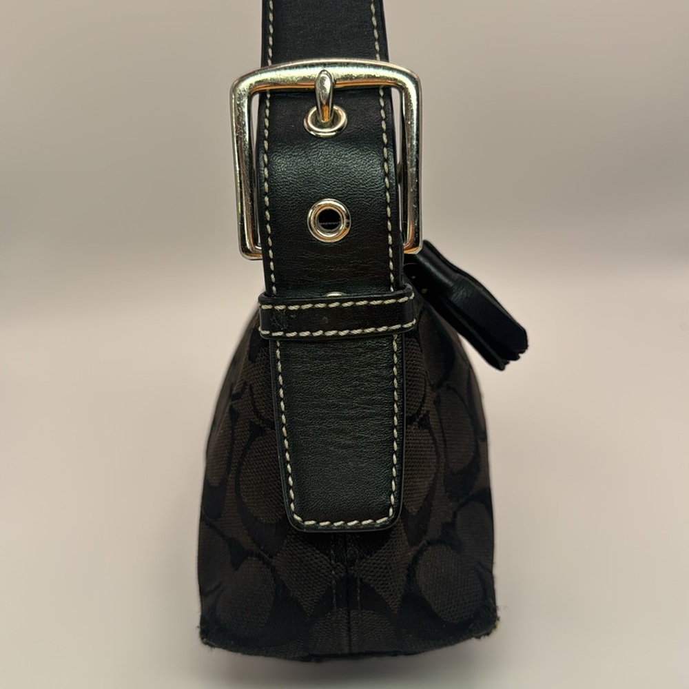 Sale! Vintage Coach Y2K Soho East West Baguette 6371 sinature Cs - Picture 10 of 16